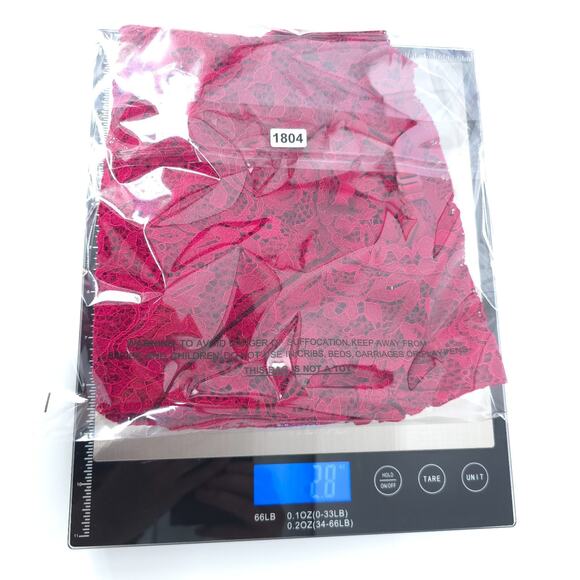 Victoria Secret Coquette Mock Neck Red Lace Unlined Bodysuit Snap Closure XS - Picture 15 of 15